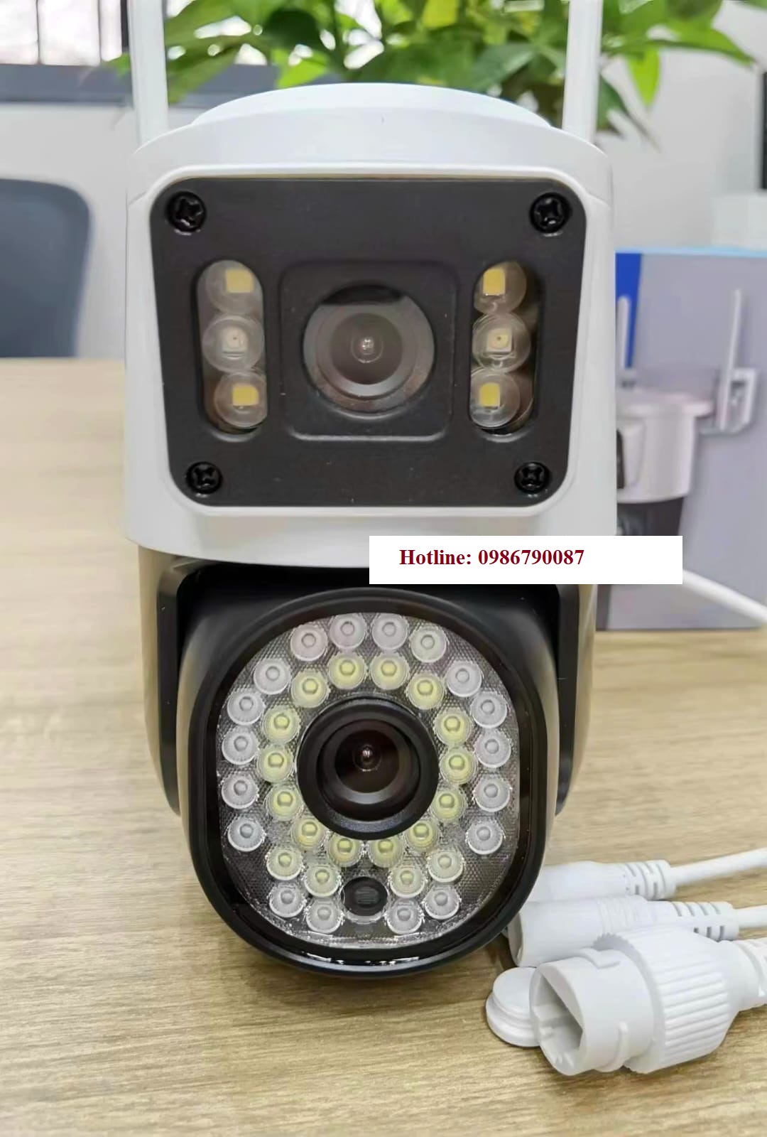 Camera Wifi Yoosee 2 Mắt  5mpx Siêu Nét - Đàm Thoại 2 Chiều, Ban Đêm Có Màu Xoay 360 Độ
